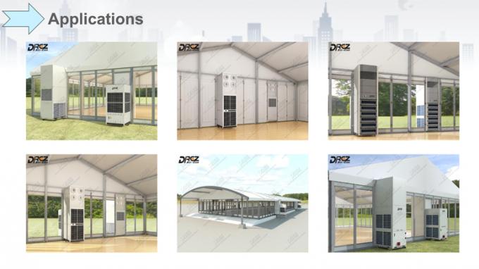 DrezはAircondの冷却装置15HPを展覧会のための12トンのテントのエアコン包みました