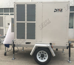10HP 29KWのトレーラーはエアコンの容易な輸送の冷却の包まれた屋上のタイプを取付けました